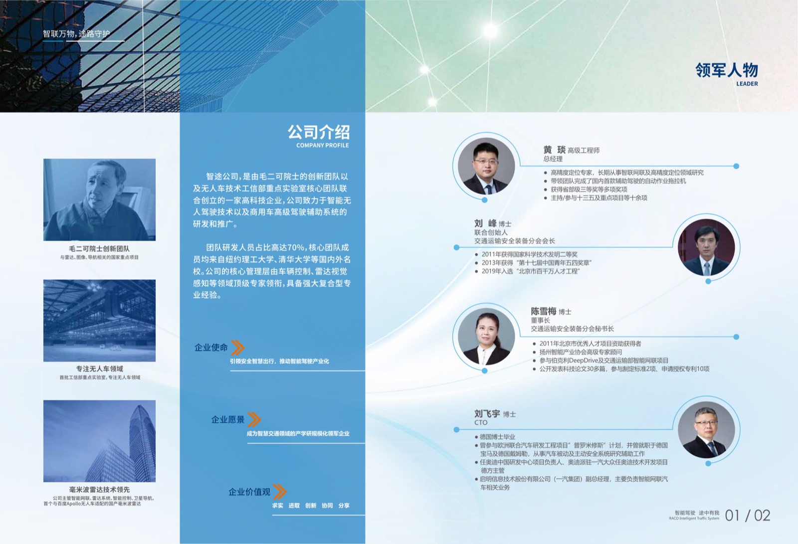 RITS Corporate Brochure (Chinese) · Page 2: RITS Corporate Brochure (Chinese) interior spread