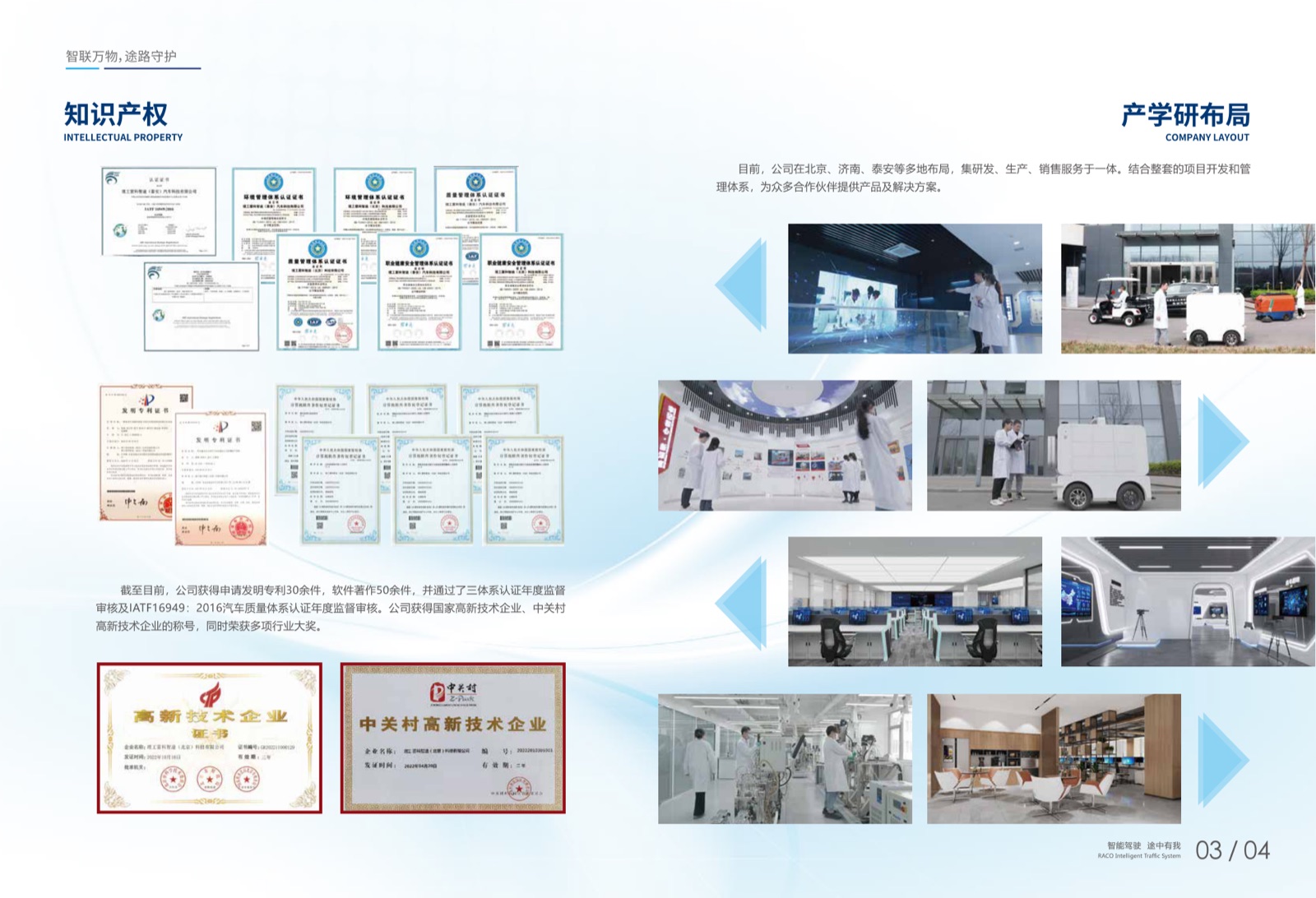 RITS Corporate Brochure (Chinese) · Page 3: RITS Corporate Brochure (Chinese) interior spread