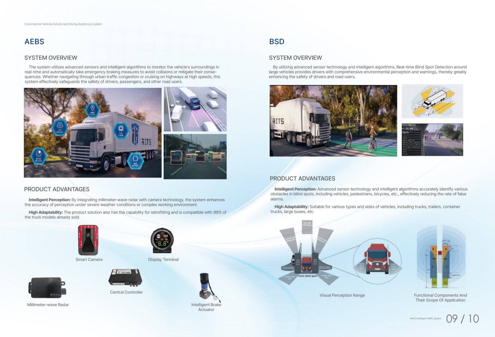 RITS Corporate Brochure (English) · Page 8: RITS Corporate Brochure (English) interior spread